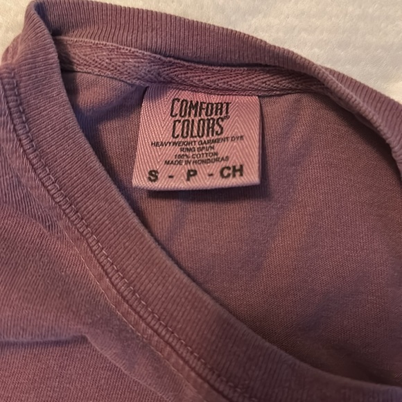 Men’s Size Small Comfort Colors Nature Backs Purple Graphic T-Shirt - Picture 3 of 4